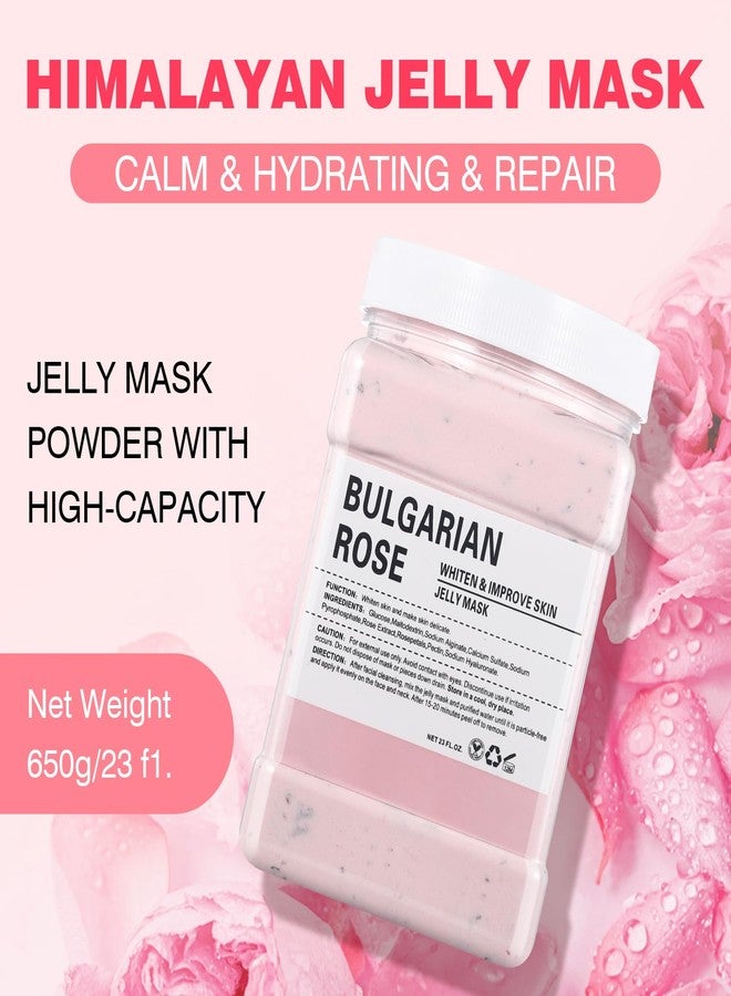 IREV Jelly Mask for Facials Professional,Hydrating Moisturizing Peel Off Gel Face Mask SkinCare,Professional Spa Jelly Face Masks For Deep Hydration,Glow,Smoothing,All Skin Types 23 Fl Oz (Bulgarian Rose) - Image 4